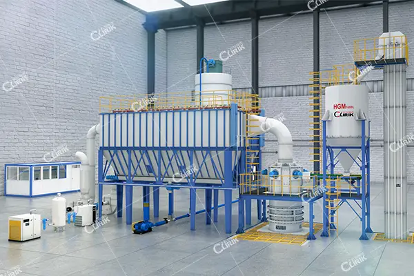 an overview of an complete powder grinding production line.webp